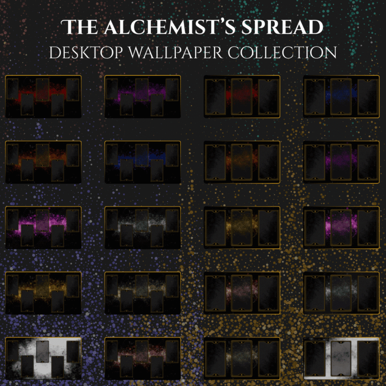 The Alchemist’s Spread – Desktop Wallpaper Collection