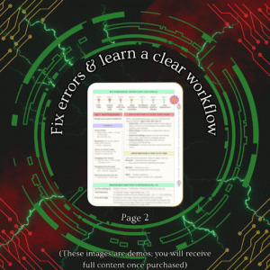 Pages of the Grimoire - Beginner Cheat Sheets to Excel